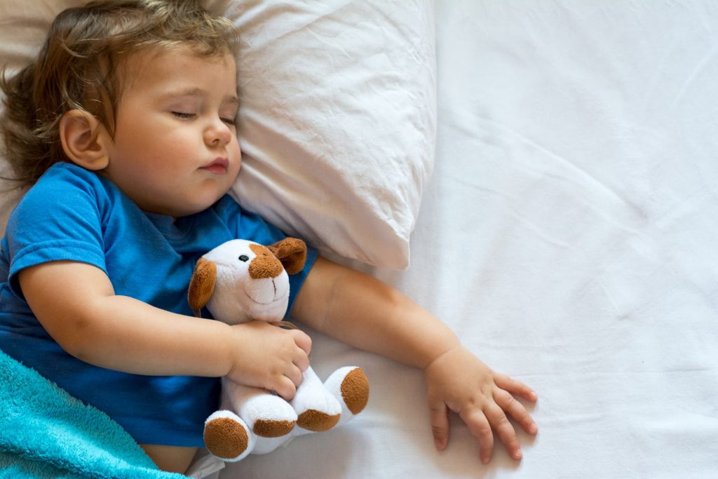 Young boy sleeping